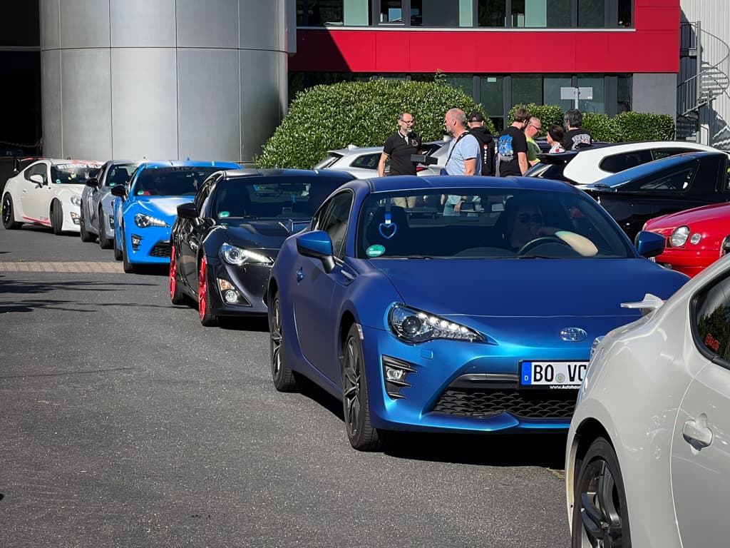 GT86 und BRZ aus unserem 86 DACH Treffen